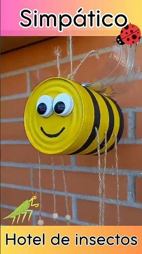 HOTEL DE INSECTOS🐞 con material reciclado #hoteldeinsectos #plantas #garden #insecthotel #diycrafts