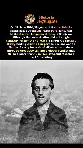 The Assassination That Triggered World War I
