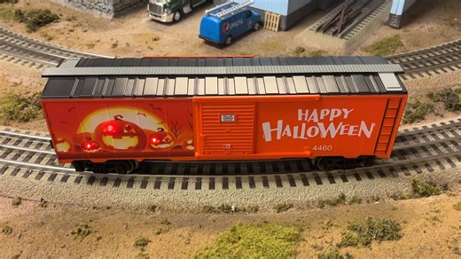 It's testing time on the in-house CT&T! Stay tuned for a product review of this Menards holiday boxcar soon! | Classic Toy Trains magazine