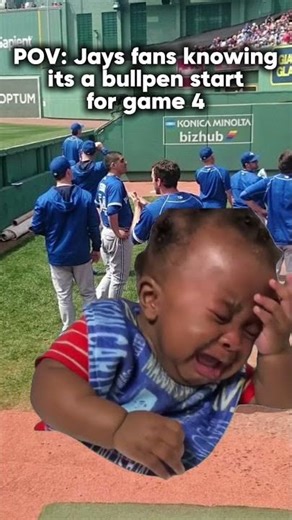 Blue Jays fans knowing game 4 is a bullpen start be like