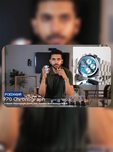 POEDAGAR 970 Chronograph Review - A Stylish Men's Watch