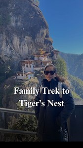 Whether you know it as Taktsang Palphung, Paro Taktsang Monastery or Tiger’s Nest, one thing is certain Tiger’s Nest in Bhutan is nothing like I have ever seen. For my family & I, the hike up to Tiger’s Nest was more than just a trek. It was an experience that I will always cherish. Here are a few things you should keep in mind while making the trek up 🇧🇹 No. 1 rule to doing it is everyone can do it. The kids can do it most easily. You can take as many breaks as you wish too. It’s not a race. 