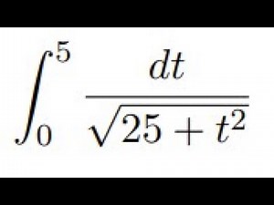 Calc II: Trig Sub definite integral example
