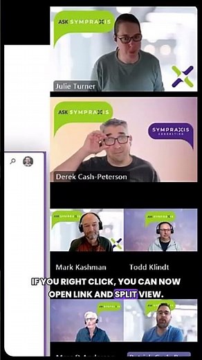 Split screen in Edge (Open in “Split view”) | Ask Sympraxis ❓