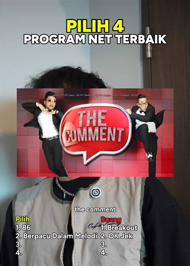 JUARA SI PILIHAN GUAA 😼 | Pilih 4 Program NET Terbaik
