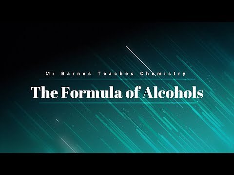 GCSE 1 9 How to Draw and Write the Formula of Alcohols