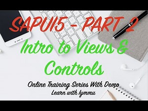 SAPUI5 Tutorial | Controls and views | Tamil | Online Training