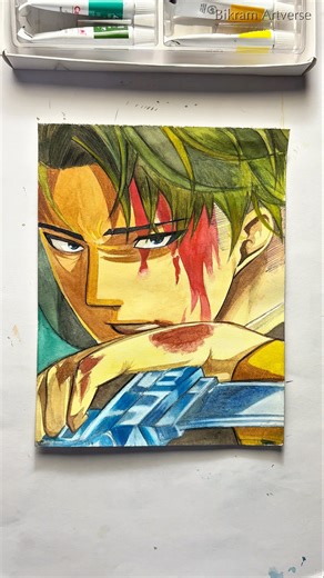 Drawing Levi Ackerman Perfectly Is NOT Easy 🔥 | EP.3 [30DAYS] 30 ANIME DRAWING CHALLENGE #shorts