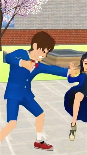 angry 😡 yuta V's Rina 😭🚑🥹 #sakuraschoolsimulator #game #gaming #video #trending #trendingshorts