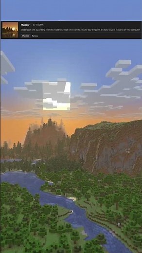 Minecraft Mellow shaders