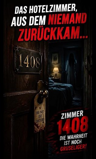 Das verfluchte Hotelzimmer 1408 😱 Niemand blieb dort länger als eine Nacht!