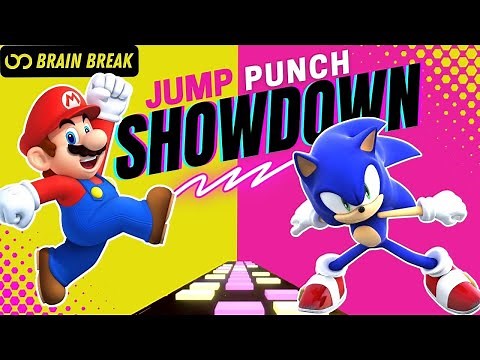 Brain Break Showdown ⚡️ Sonic vs Mario Run ⚡️ Jump Challenger Battle