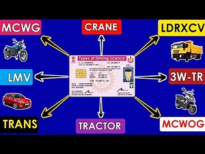 भारत में ड्राइविंग लाइसेंस कितने प्रकार के होते है | Types of Driving Licence in India | Parts of DL
