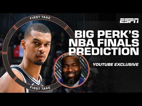 Kendrick Perkins PREDICTS Spurs over Celtics in a 7-game NBA Finals 🍿 | First Take YouTube Exclusive