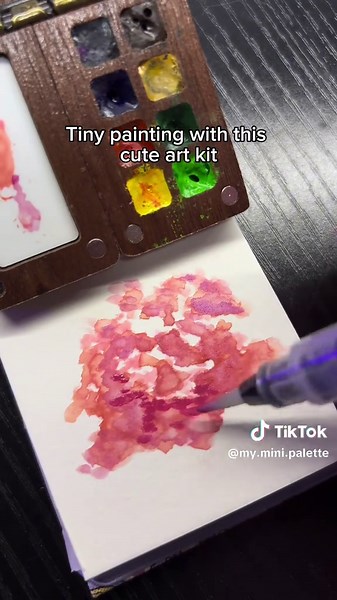 Cute Mini Watercolor Paintings Art Kit