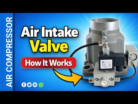 Air Intake Valve in Air Compressor || How it works ?