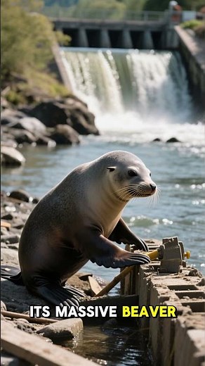 A Giant Tribute to Canada's National Animal in Beaverlodge, AB! 🦫🇨🇦 #Beaver #Landmark