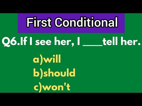 First Conditional| Grammar Quiz|Can you score 10/10?