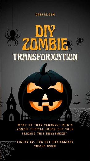 The easiest DIY zombie makeup + outfit hacks. Perfect for last-minute Halloween!