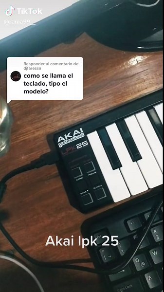 Piano Performance with Akai LPK 25 Equipment