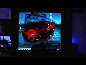 Transparent LCD Side Panel Case Window V2 Mod Demo