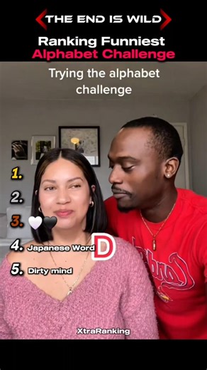 Ranking Funniest Alphabet Challenge #tiktok #challenge