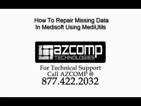 How To Repair Missing Data In Medisoft Using MediUtils