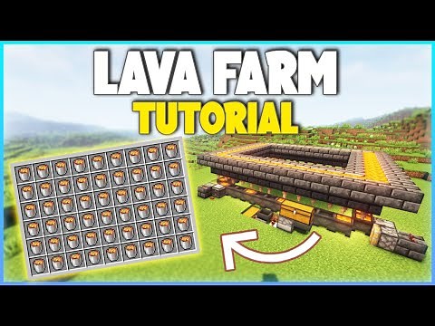 Minecraft EASY Lava Farm Tutorial! 1.20+ (100+ Buckets P/H)