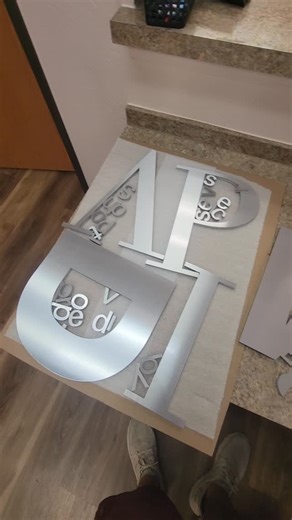 Wrap Pros on Instagram: "Brushed metal dimensional letters—measured, leveled, and mounted right the first time. Interior signage that elevates the space without overpowering it. MDVIP clinic signage, installed clean and precise. #WrapPros #MDVIP"