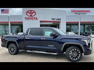 2022 TOYOTA Tundra Crewmax Limited in Blueprint i-Force 3.5 L Long bed 6.5 feet 4X2 video pictorial