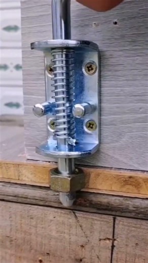 Spring loaded latch lock for secure and smooth locking #shorts