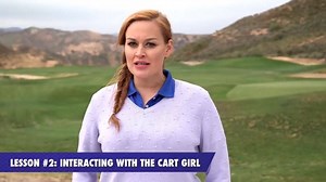 Wanna flirt with the beer cart girl? If you’re a guy, don’t be creepy; if you’re a woman, feel free to be creepy. Watch the entire video: http://bit.ly/1KnAuwr | Golf Digest