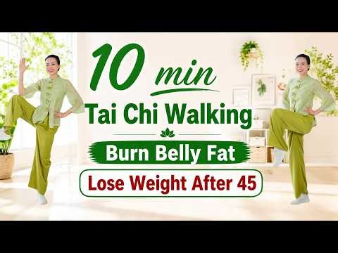 10-Min Tai Chi Belly Fat Challenge 🔥 Reduce Visceral Fat in 2 Weeks