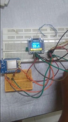 DIY - non contact thermometer using MLX90614 ESP8266