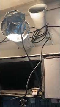 Inkbird deer cooler setup with window unit.