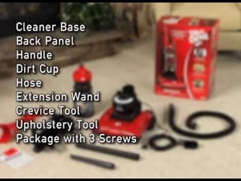 How to assemble: Dirt Devil Featherlite® Bagless Upright UD70100