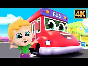 Wheels on the Bus | Educational Kids Songs & Nursery Rhymes