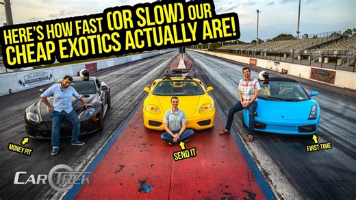 We raced in our cheap exotic car