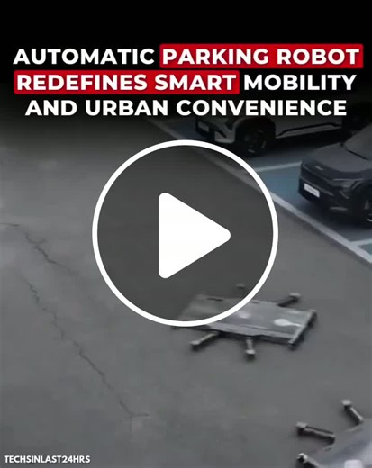 #CaughtOnCamera A new automatic parking robot is turning heads with its smart, futuristic approach to solving one of the biggest urban headaches parking. - NewsBreak