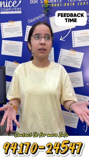 Student Feedback | Real Success Stories from Nice Computer Institute 💻✨ #nicecomputers #education