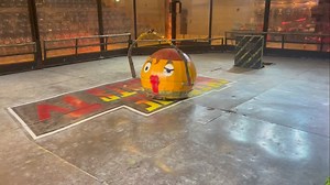 After how many years in retirement from the iconic Robot Wars TV show, Destruct-A-Bubble is back in an arena and will fight this weekend in Gloucester at Extreme Robots. It’s first fight tomorrow will be an all XR crew fight, Vs Hippo and PO4 ! | Team Roaming Robots