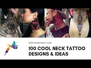 100 Cool Neck Tattoos Designs and Ideas 2019