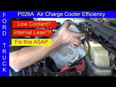 Ford Truck: Secondary Cooling system Low - P026A intercooler Internal Leak! 2011-2016