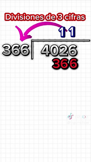 Aprende a dividir con 3 cifras en menos de un minuto