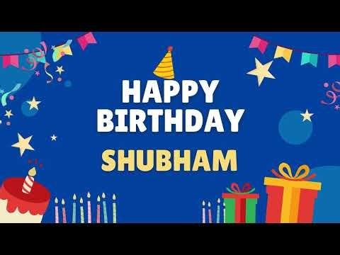 Happy Birthday Shubham 🎂 - Special Birthday song for Shubham (4K)