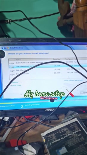 Window 7 setup 🪛 #viral #repair #viralvideo #itlahinhasan