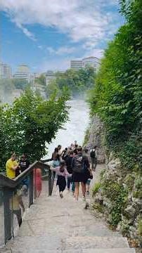 Rheinfall🇨🇭 | One of Europe’s Most Beautiful Waterfalls🫶 #nature #rheinfall #switzerland #travel