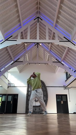 Indoor Dance Performance with LED Lighting