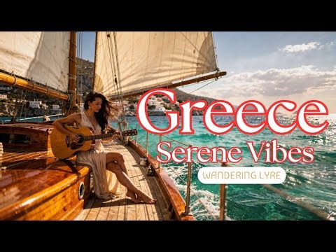 Greek Serene Music | Relaxing Greek Music & Island Views – 3 Hours of Focus & Sleep