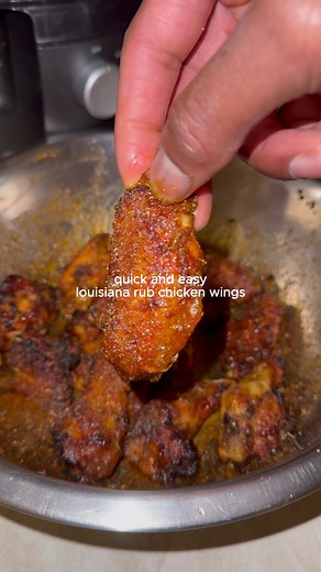 Easy Air Fryer Louisiana Rub Chicken Wings Recipe